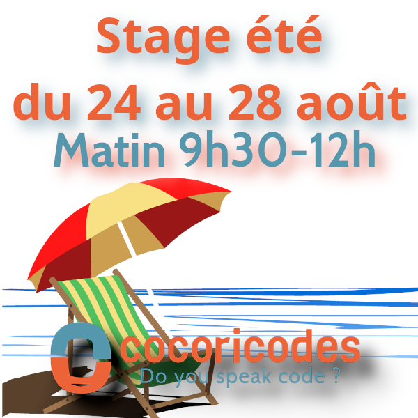Stage été du 24 au 28 août matin