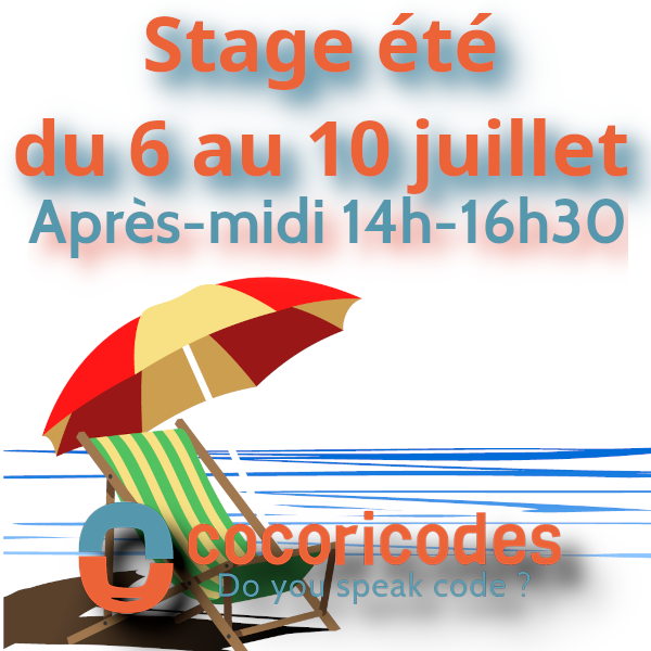 Stage été du 6 au 10 juillet après-midi