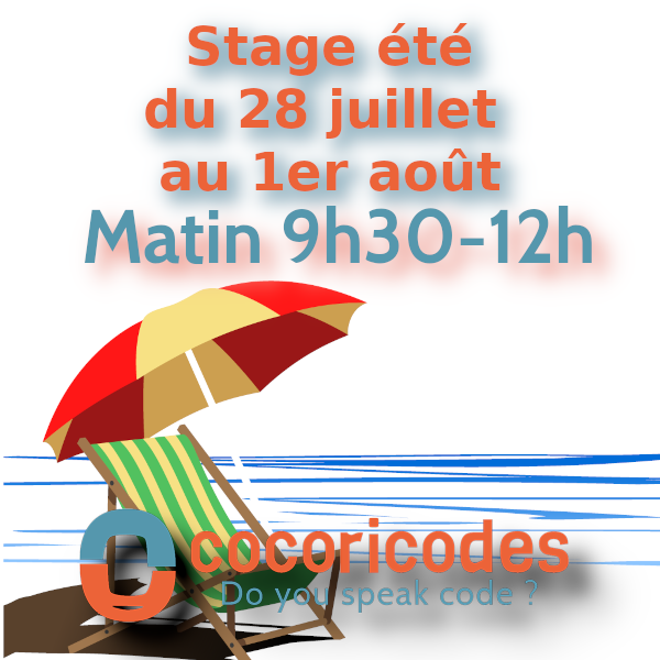 Stage été du 28 juillet au 1er août matin